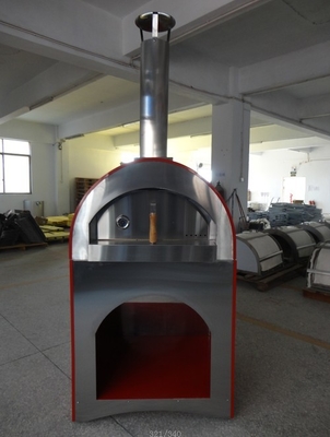 печь стали печи 201ss пиццы древесины нержавеющей стали 840mm увольнятьая древесиной