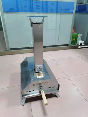 Портативная мини печь пиццы печи 201ss 5min пиццы нержавеющей стали мини на открытом воздухе