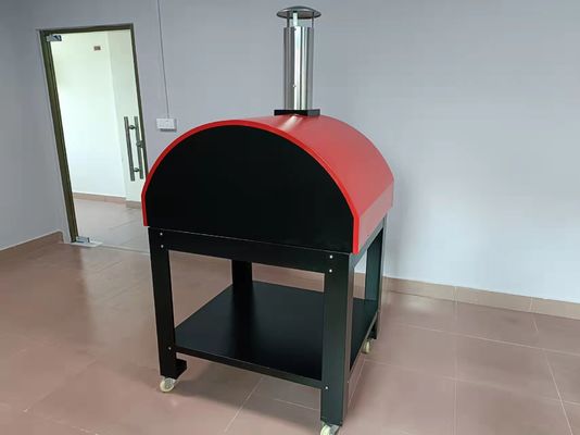Движение печи пиццы нержавеющей стали CSA портативное увольнятьое древесиной легко