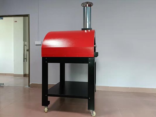 плита печи стали 410C CSA увольнятьая древесиной на открытом воздухе деревянная с печью пиццы